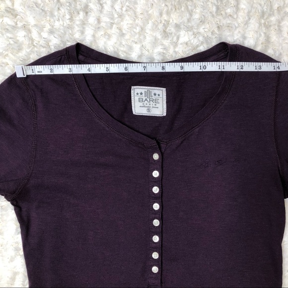 Quarter Sleeve front buttoned cotton top. Size - S - Picture 11 of 15